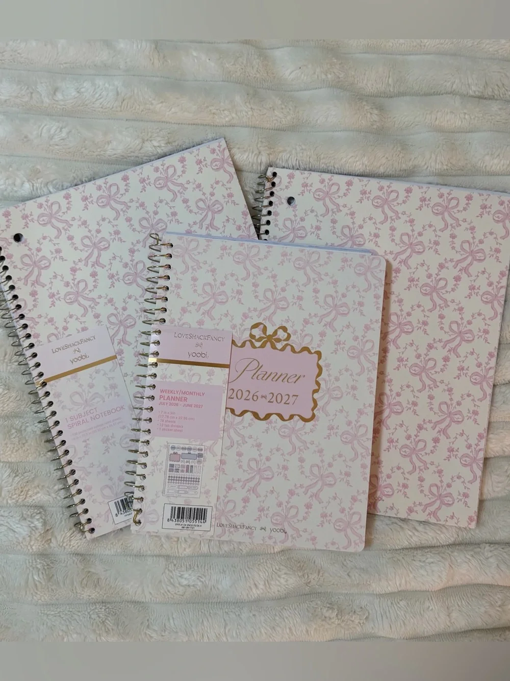 LoveShackFancy target planner & notebooks